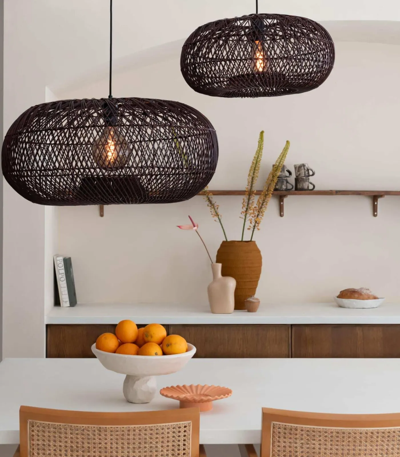 Hanglamp Arizona - Bordeaux - Ø70cm Hanglampen