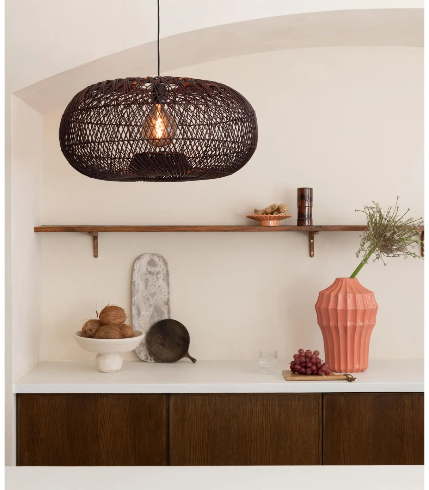 Best Hanglamp Arizona - Bordeaux - Ø50cm Hanglampen