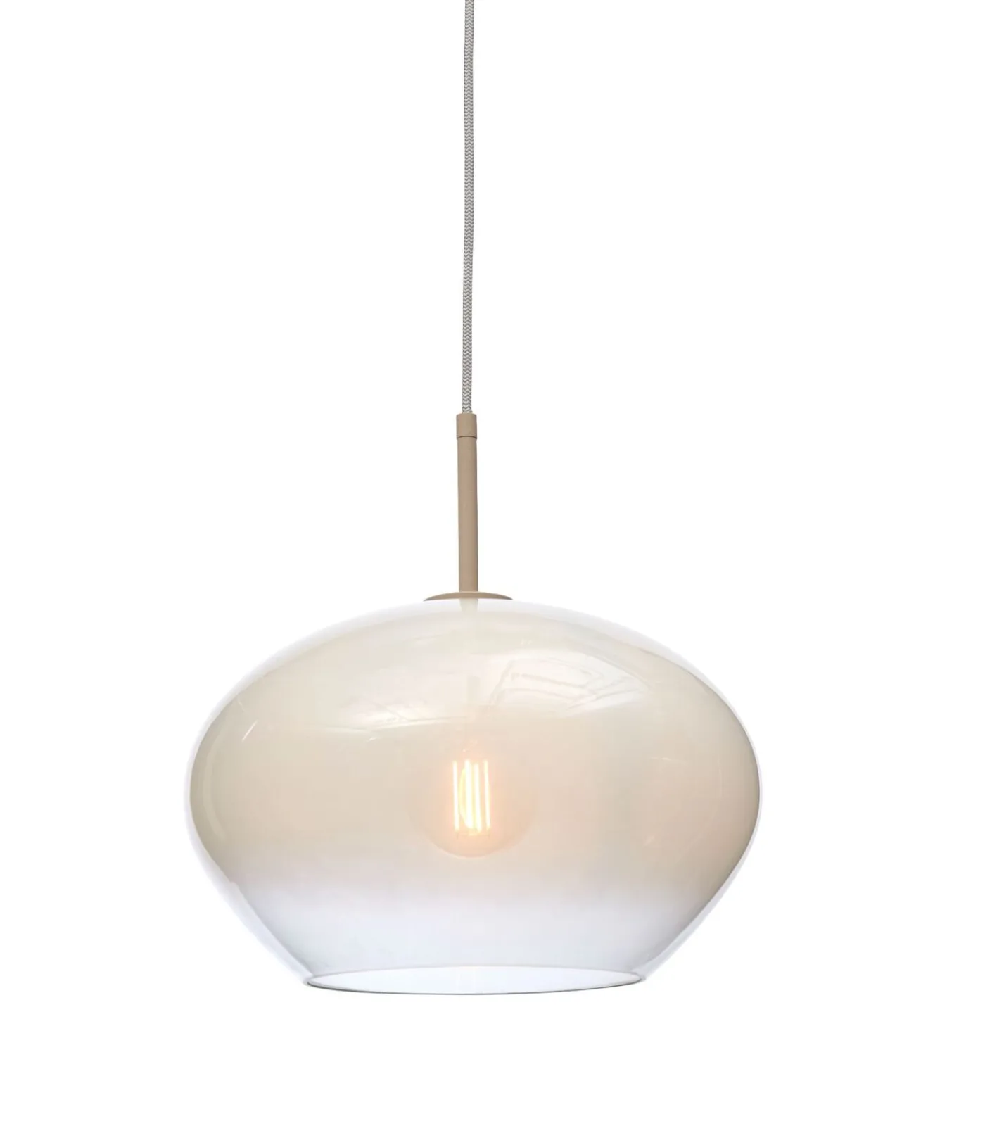 Clearance Hanglamp Bologna - Wit - 35x35x23cm Hanglampen