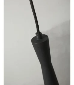 Discount Hanglamp Bordeaux - Zwart - 6x6x26cm Hanglampen