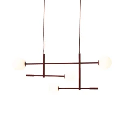 Online Hanglamp Copenhagen - Rood - 97x13x215cm Hanglampen