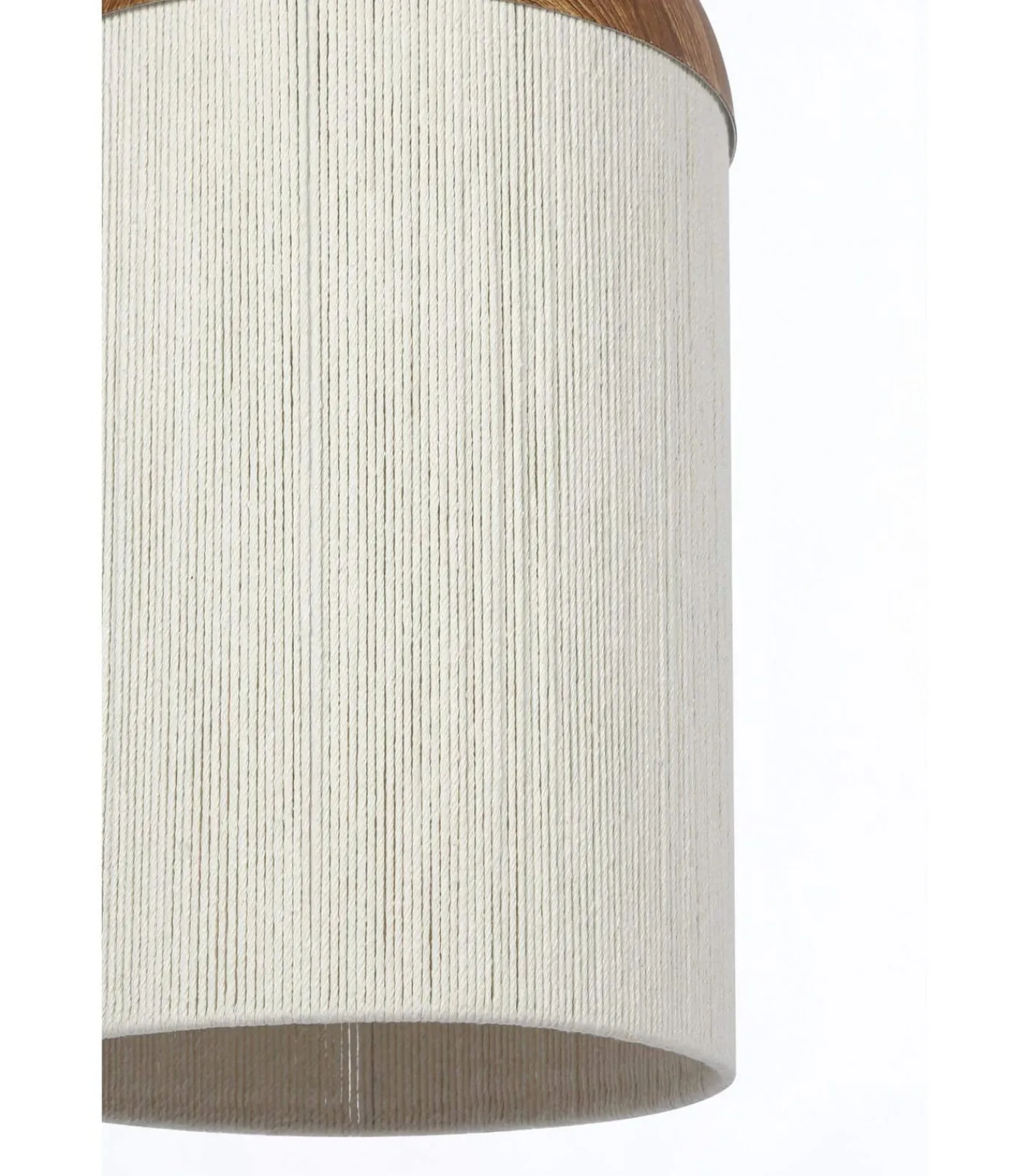 New Hanglamp Dania - Naturel/Crème - Ø27.5x52cm Hanglampen