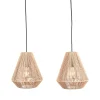 Hanglamp Ibiza Diamond 2-Lichts 80x33x150 cm Hanglampen