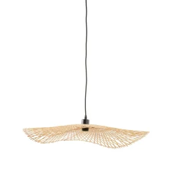 Discount Hanglamp Liene - Bamboe - 65x65x10cm Hanglampen