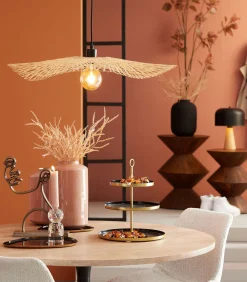 Discount Hanglamp Liene - Bamboe - 65x65x10cm Hanglampen