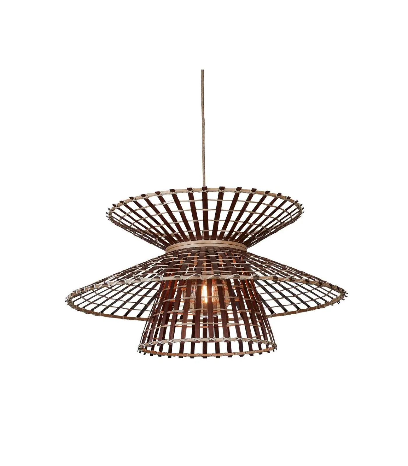 Clearance Hanglamp Machupicchu - Naturel - Ø57cm Hanglampen