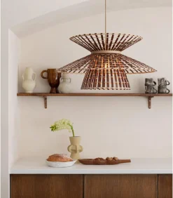 Clearance Hanglamp Machupicchu - Naturel - Ø57cm Hanglampen