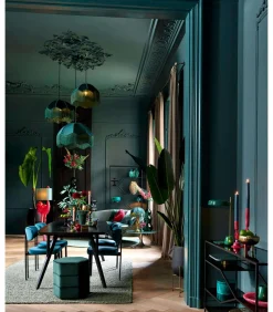 Outlet Hanglamp Malacia - Donkergroen - Ø40cm Hanglampen