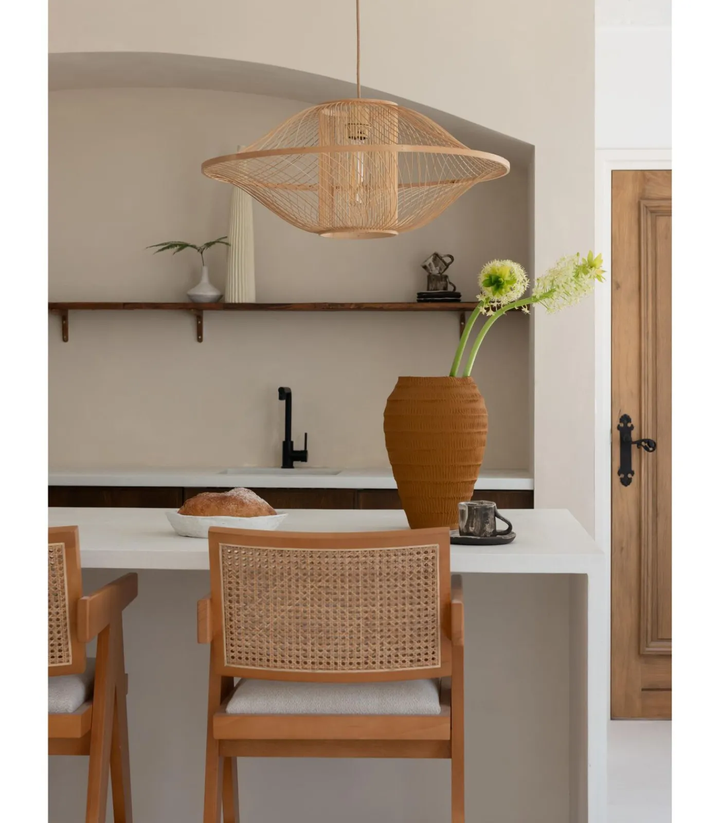 New Hanglamp Maui - Naturel - Ø70cm Hanglampen