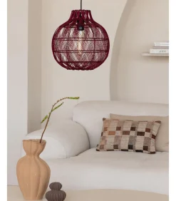 Sale Hanglamp Mendoza - Bordeaux - Ø35cm Hanglampen