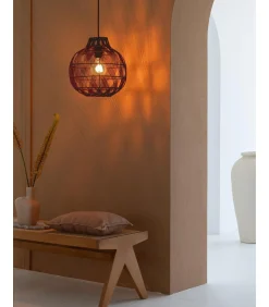 Sale Hanglamp Mendoza - Bordeaux - Ø35cm Hanglampen