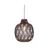 Clearance Hanglamp Mendoza - Bordeaux - Ø40cm Hanglampen