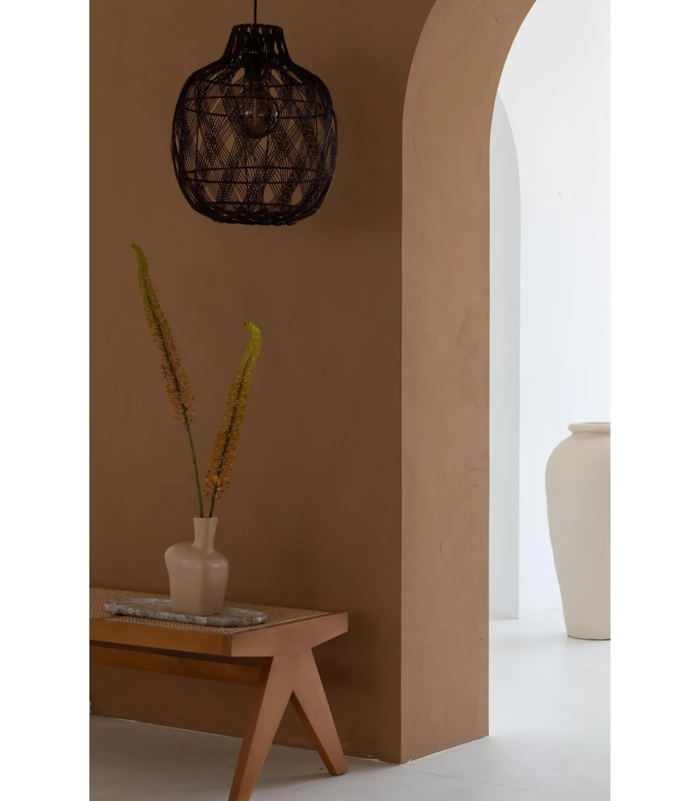 Clearance Hanglamp Mendoza - Bordeaux - Ø40cm Hanglampen
