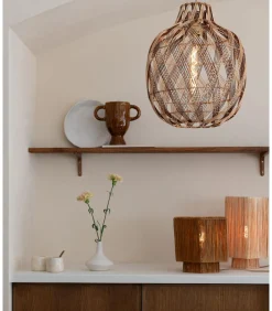 Outlet Hanglamp Mendoza - Naturel - Ø40cm Hanglampen