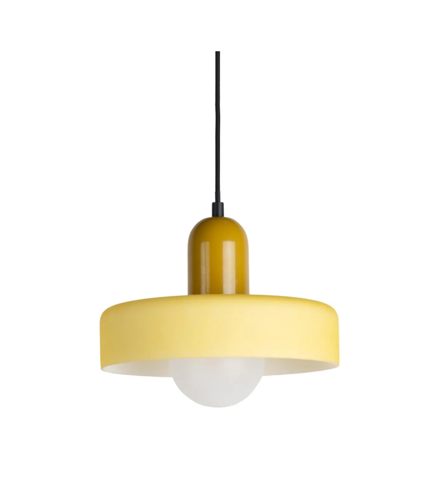 Hanglamp Opaco Grato - Geel - 25x25x23cm Hanglampen