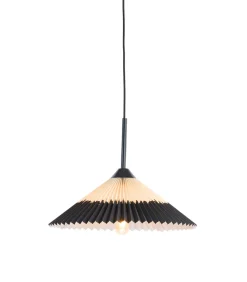 Online Hanglamp Pleated - Naturel - Ø45cm Hanglampen