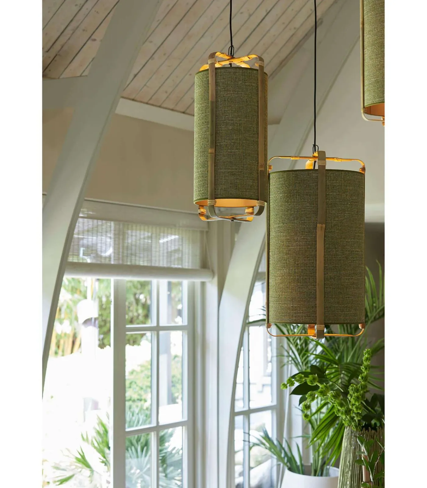 Hanglamp Sendai - Groen - Ø37cm Hanglampen