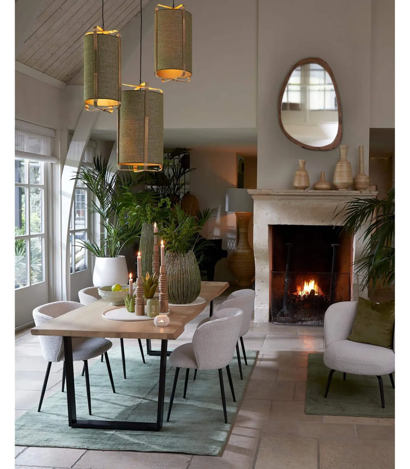 Hot Hanglamp Sendai - Groen - Ø32cm Hanglampen