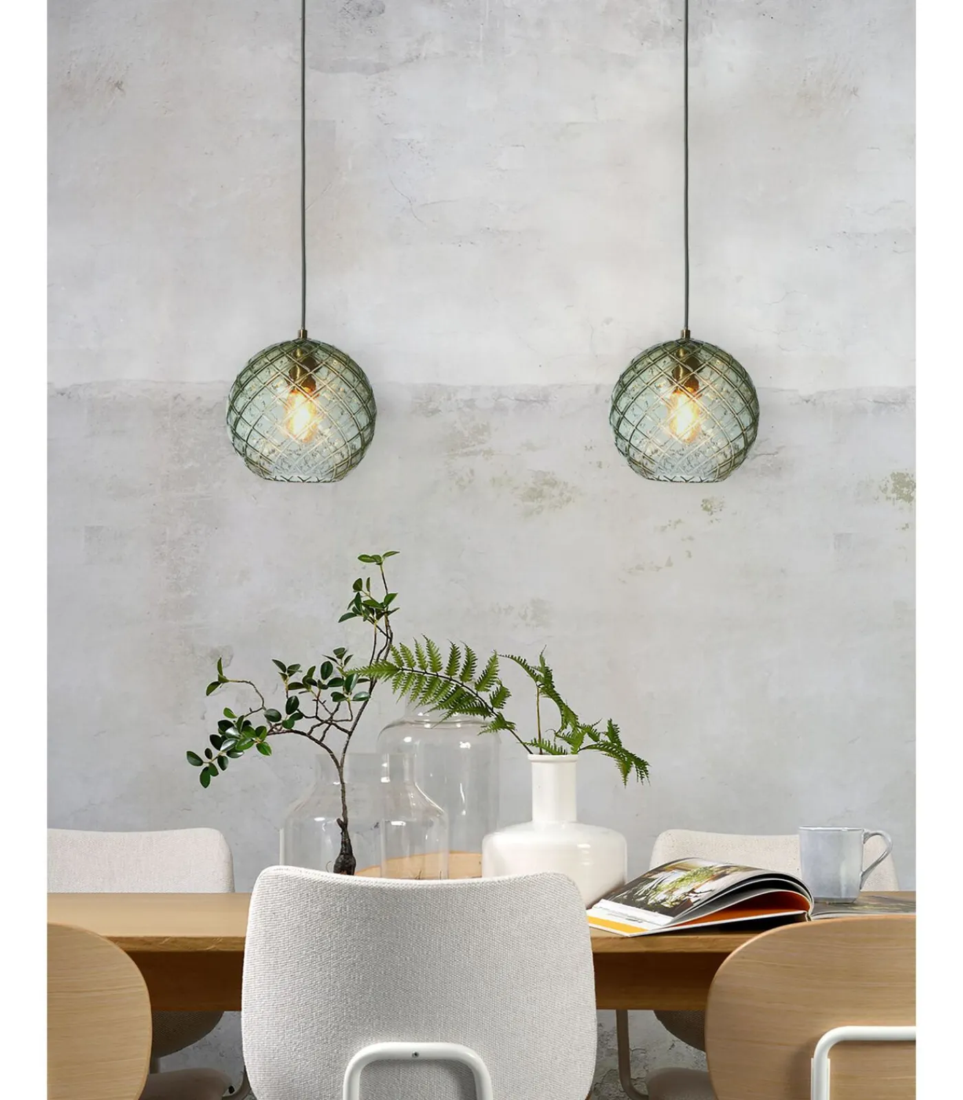 Discount Hanglamp Venice - Groen - Ø22cm Hanglampen