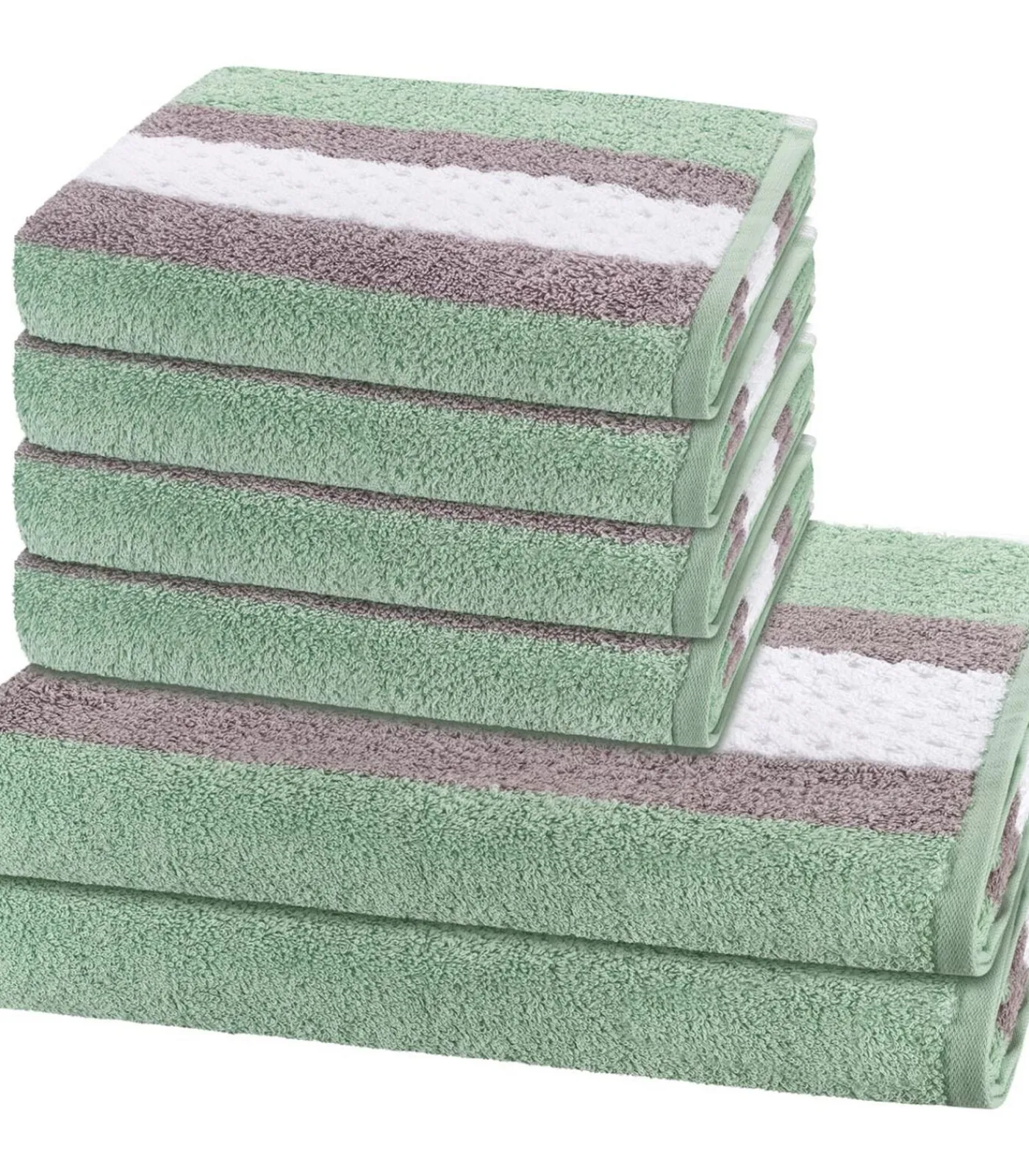 Discount Harmony - 6-delige handdoeken set Badset