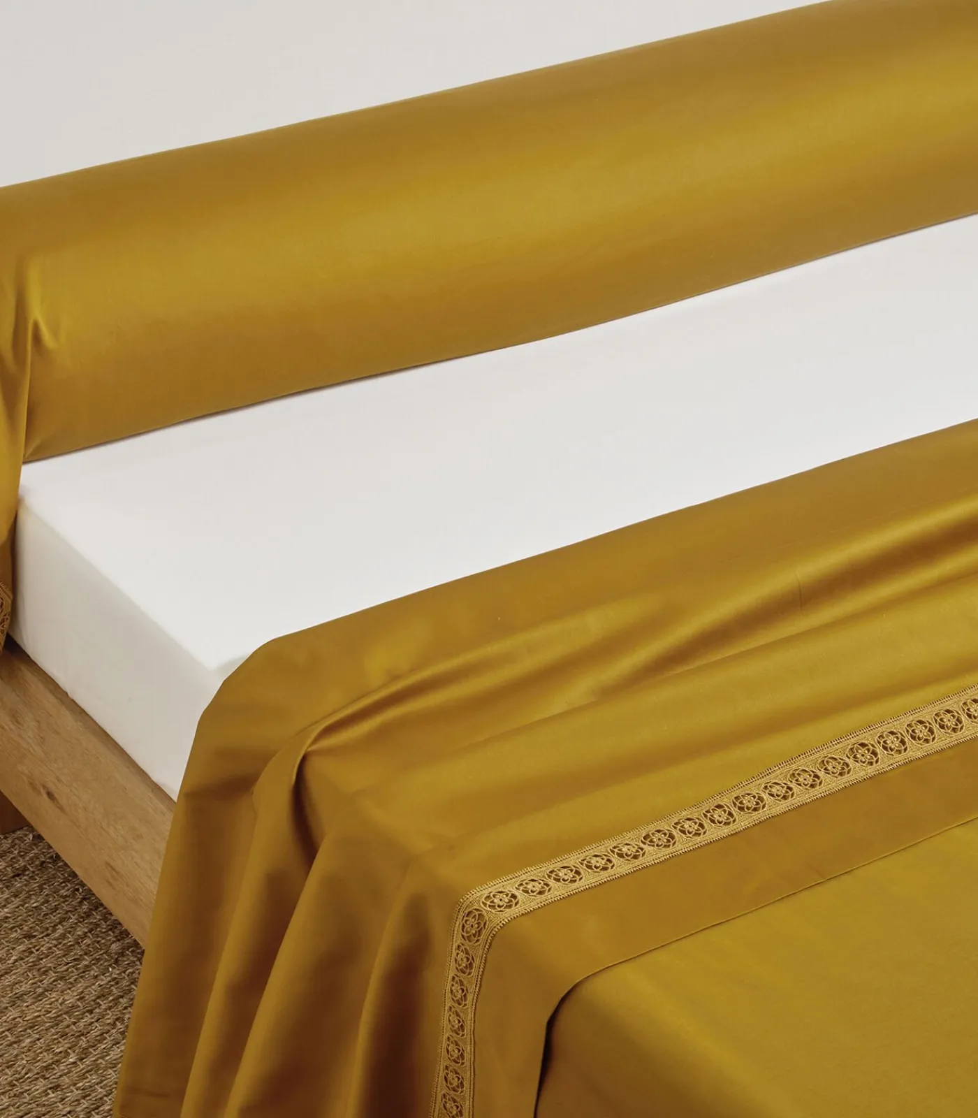 Outlet HERITAGE Ambre - Laken Satijn katoen Lakens