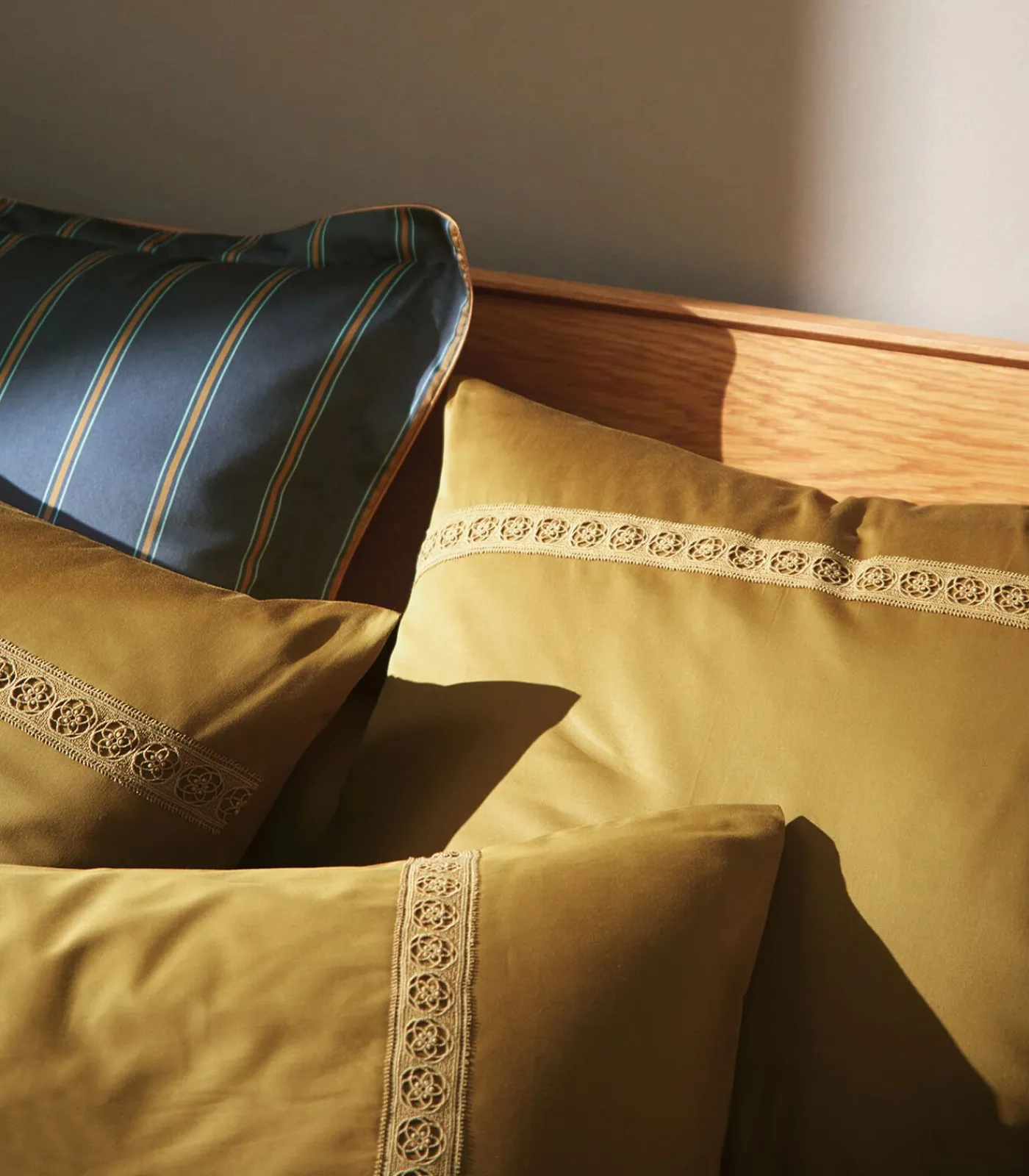 Outlet HERITAGE Ambre - Laken Satijn katoen Lakens