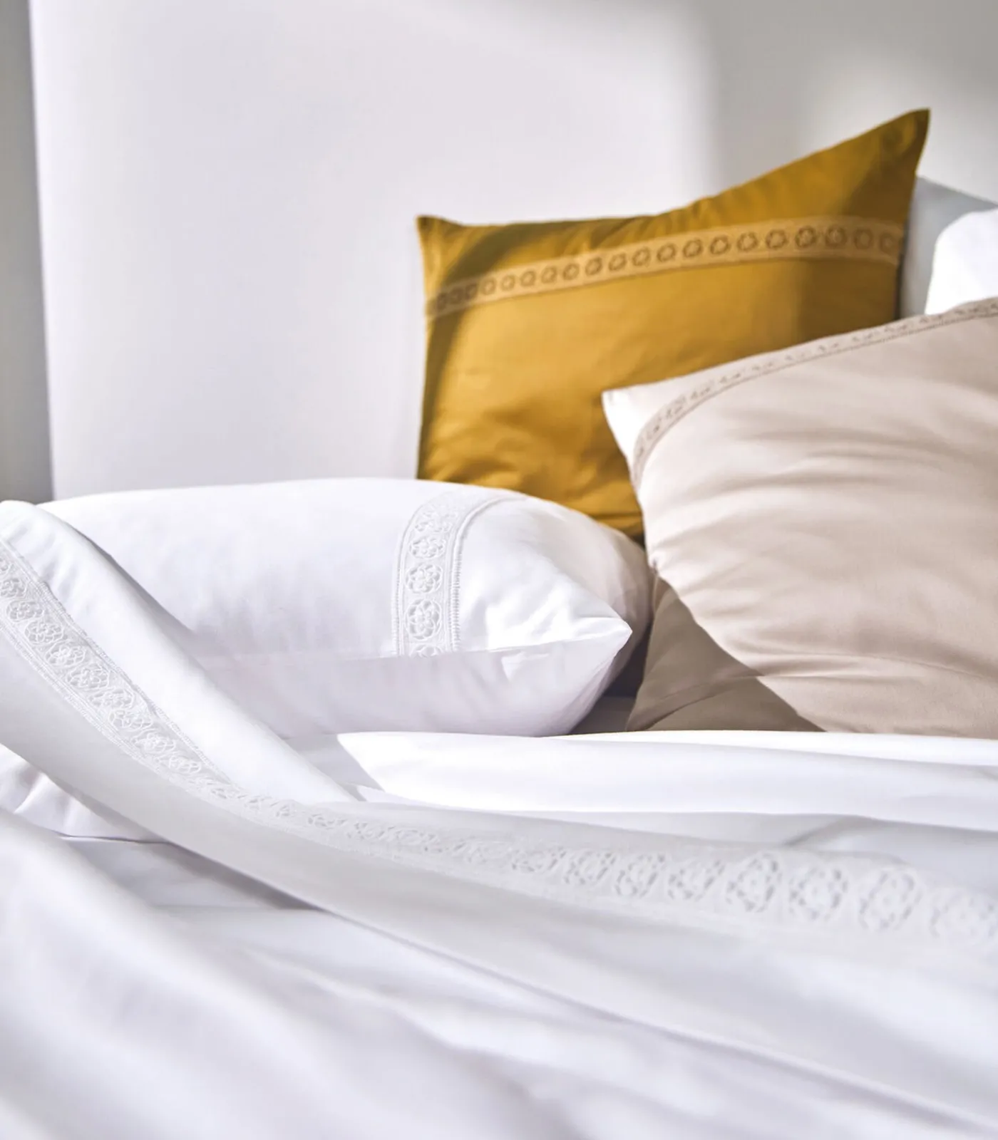 Outlet HERITAGE Chanvre - Kussensloop Satijn katoen Kussenslopen