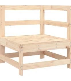 Discount Hoekbank met kussens massief grenenhout Tuinmeubelen