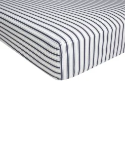 Discount Hoeslaken | 4 Continents - Blanc/Bleu Hoeslakens