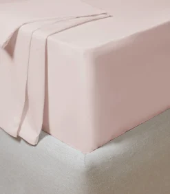 Hoeslaken 2 personen Extra 200x200 cm Lichtroze Hoeslakens