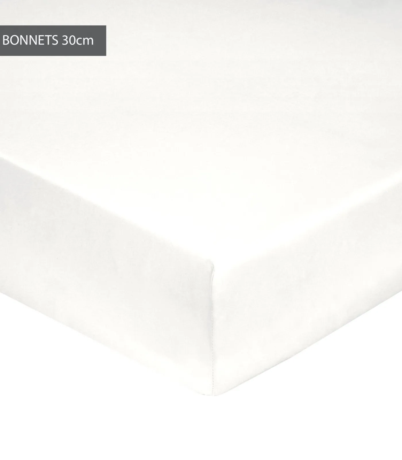 Sale Hoeslaken blanc - Satijn katoen Hoeslakens