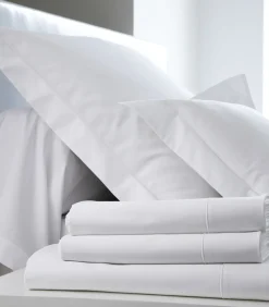 Sale Hoeslaken blanc - Satijn katoen Hoeslakens