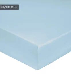 Clearance Hoeslaken bleu ciel - Perkaal Katoen Hoeslakens