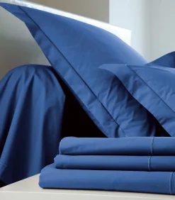 Hoeslaken Bleu royal - Perkaal Katoen Hoeslakens