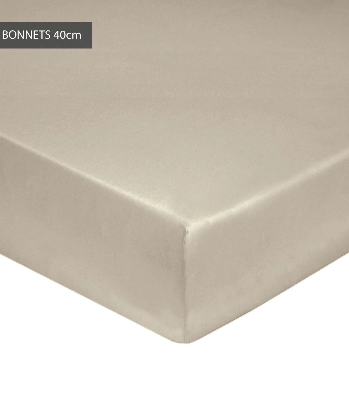 Hoeslaken chanvre - Satijn katoen Hoeslakens