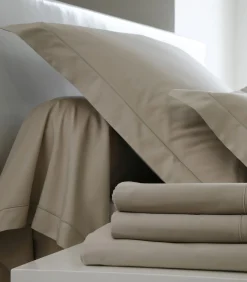 Hoeslaken chanvre - Satijn katoen Hoeslakens