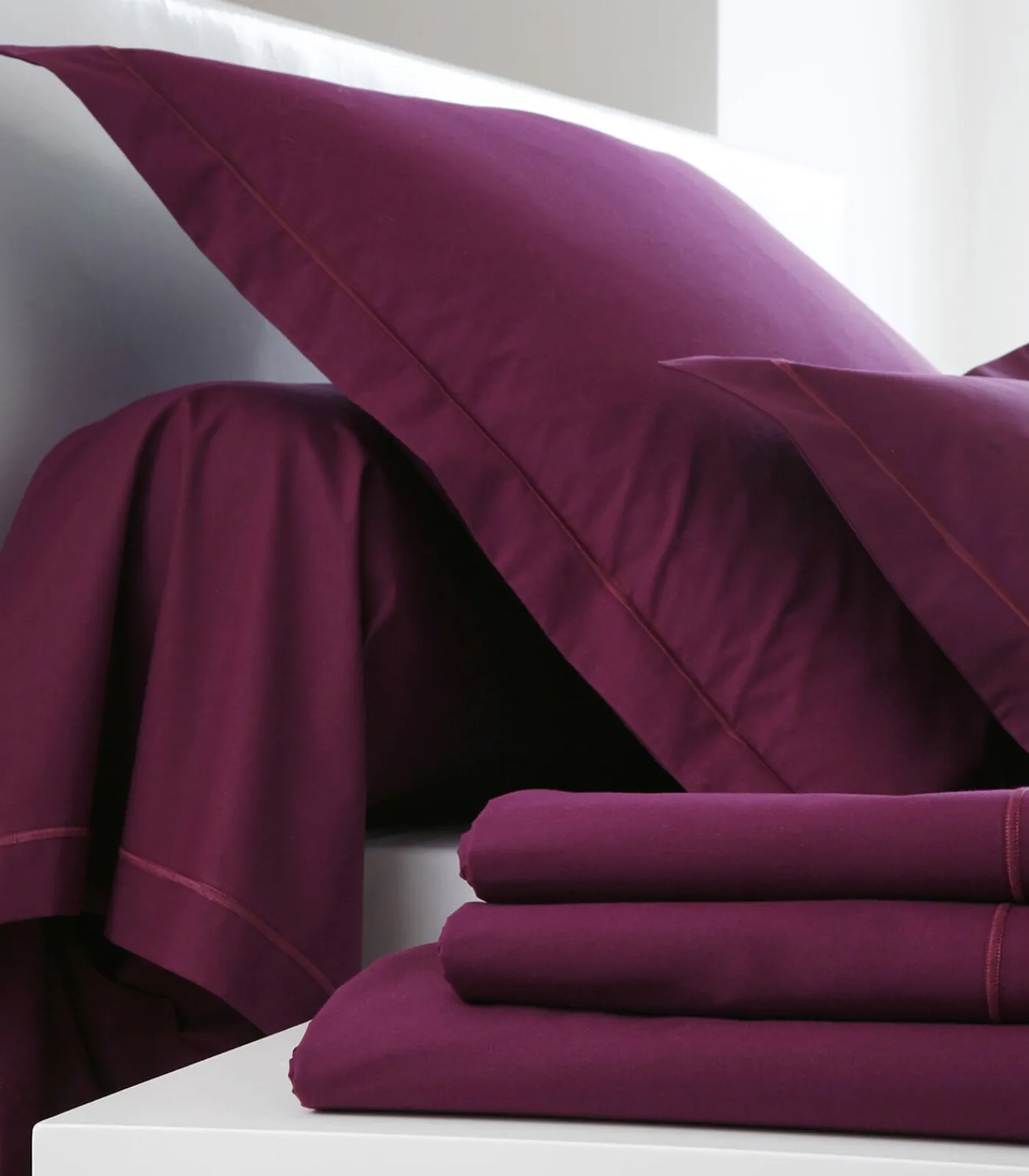 Outlet Hoeslaken cyclamen - Perkaal Katoen Hoeslakens