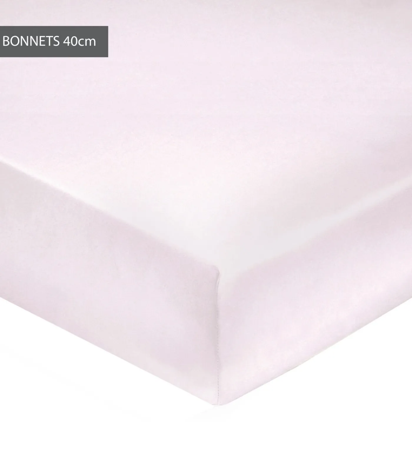 Sale Hoeslaken guimauve - Satijn katoen Hoeslakens