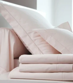 Sale Hoeslaken guimauve - Satijn katoen Hoeslakens