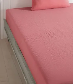 Hot Hoeslaken katoen gaas mousseline Hoeslakens