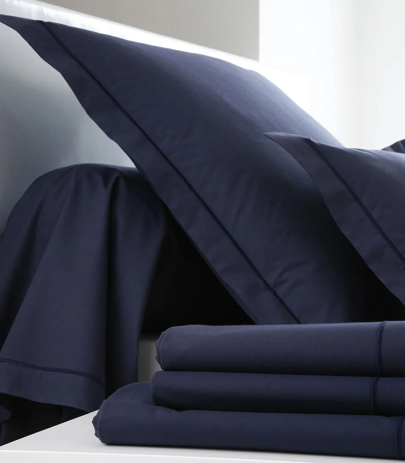 Clearance Hoeslaken Navy - Perkaal Katoen Hoeslakens