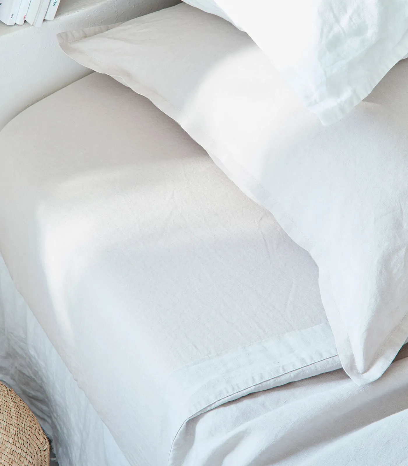 Hot Hoeslaken van gewassen hennep, hoekhoogte 30 cm, FIJNE HENNEP Hoeslakens