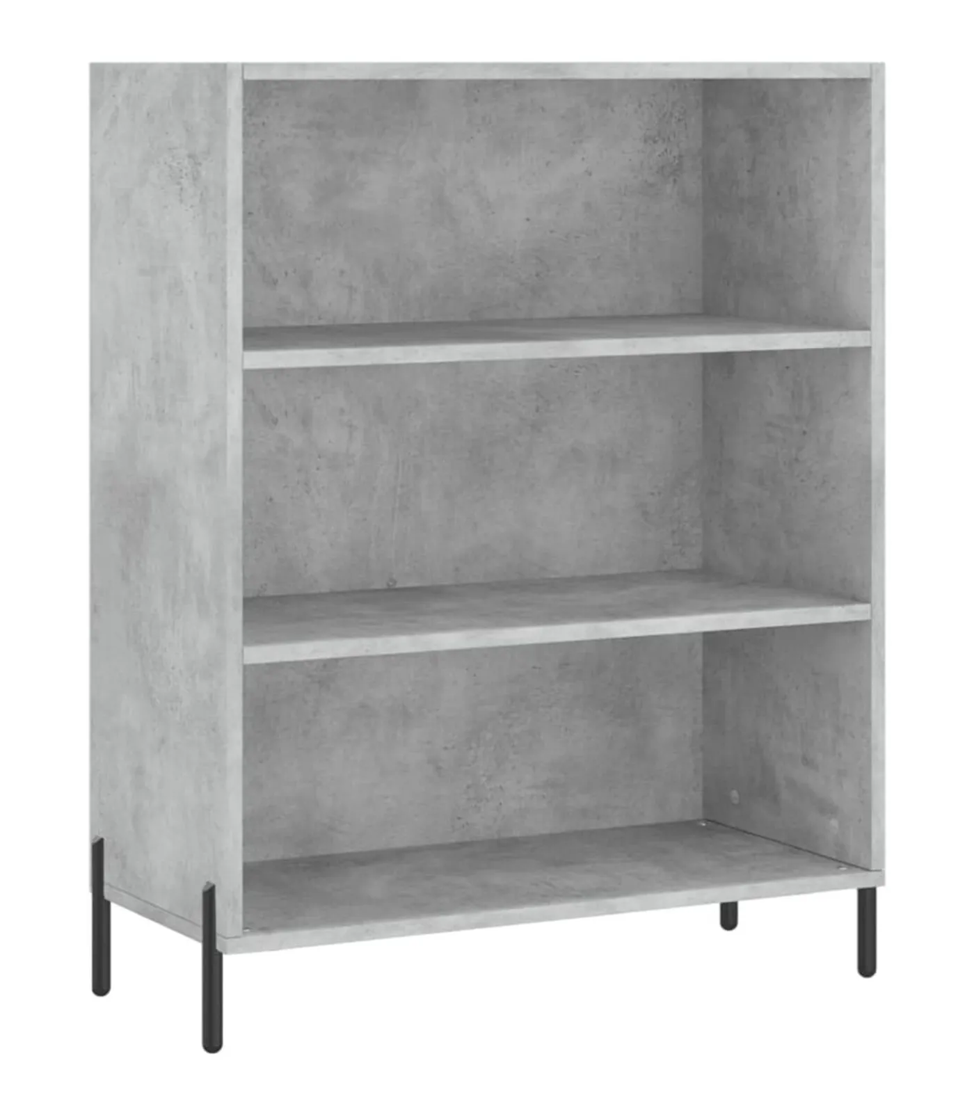 Best Hoge kast 69,5x32,5x180 cm bewerkt hout betongrijs Meubels