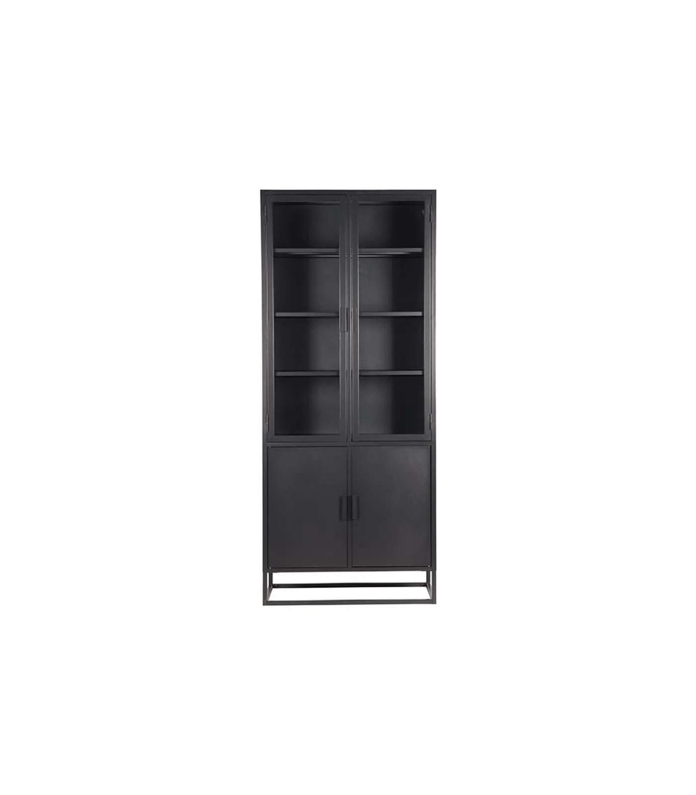 Outlet Hoge Vitrinekast Level 80x40x190 cm Meubels