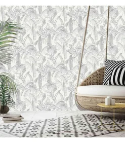 Online HOLLANDSE WANDBEKLEDING Behang Galapalos Wit Decoratie