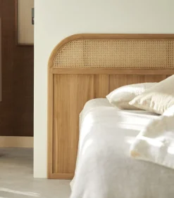 Hot Hoofdbord in teakhout 170 Hector Bedden