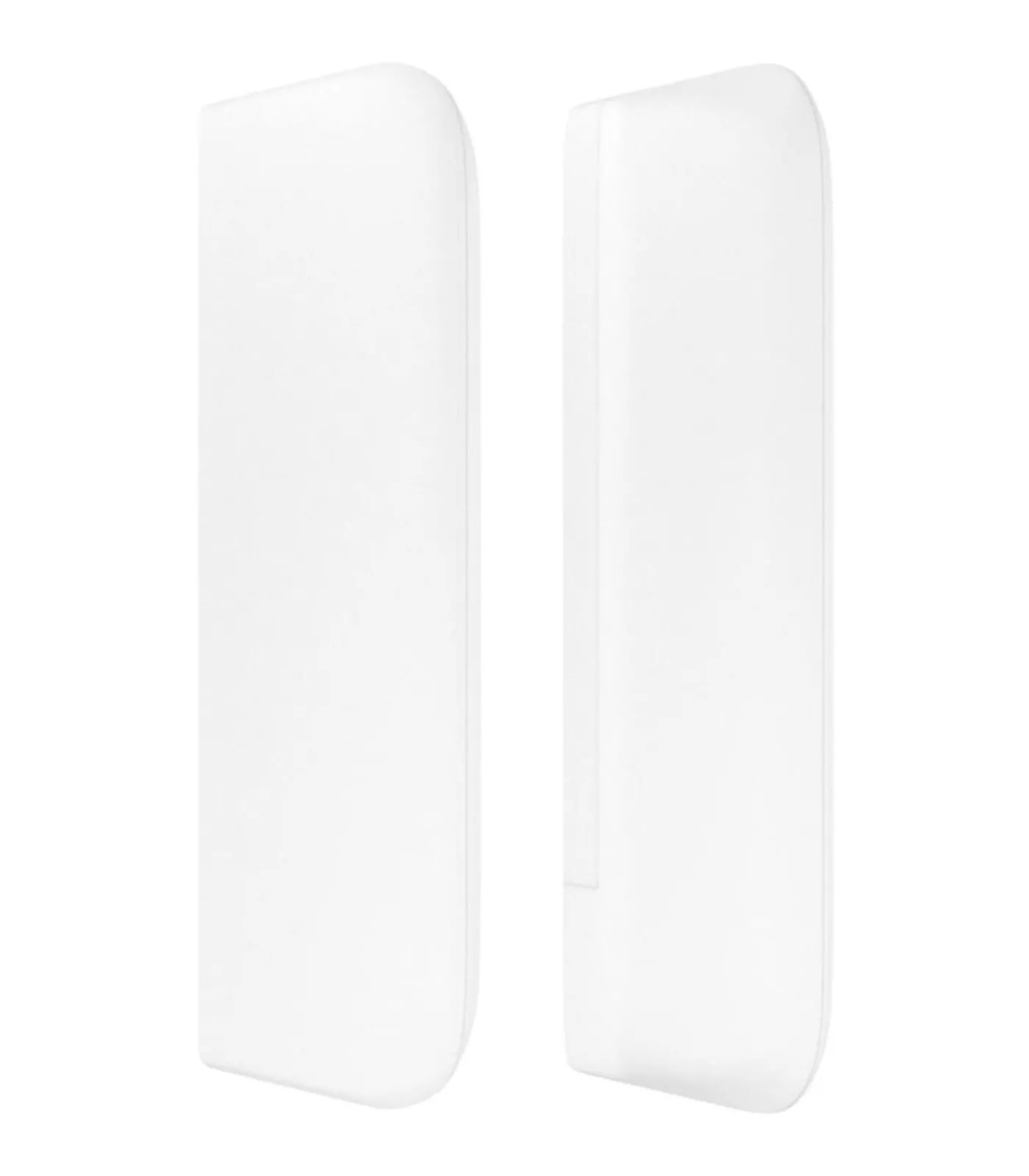 New Hoofdbord met randen 83x16x78/88 cm kunstleer wit Bedden