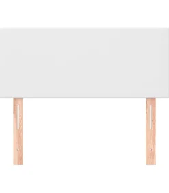 Discount Hoofdbord 80x5x78/88 cm kunstleer wit Bedden