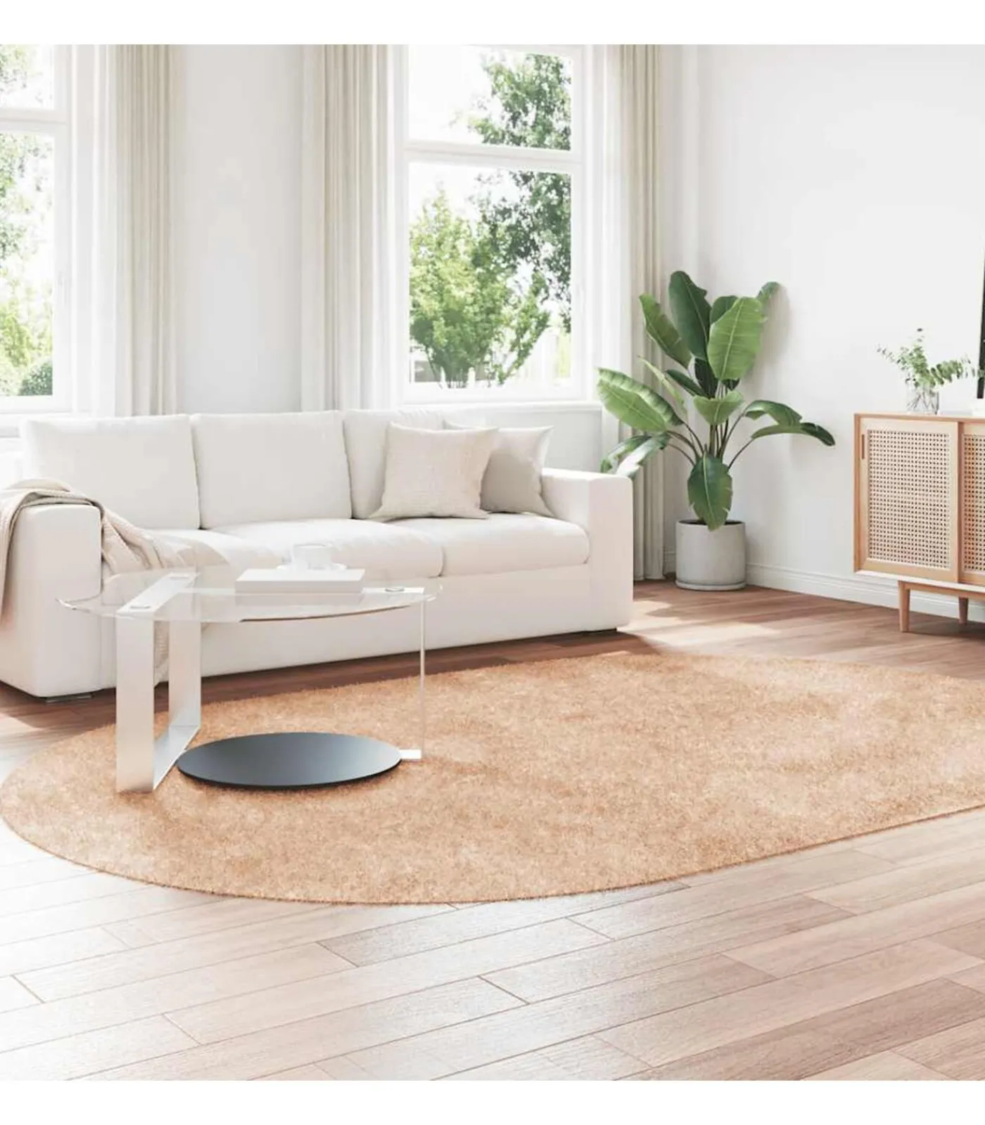 Hoogpolig vloerkleed NAVARRA 300x200 cm polyester Tapijten