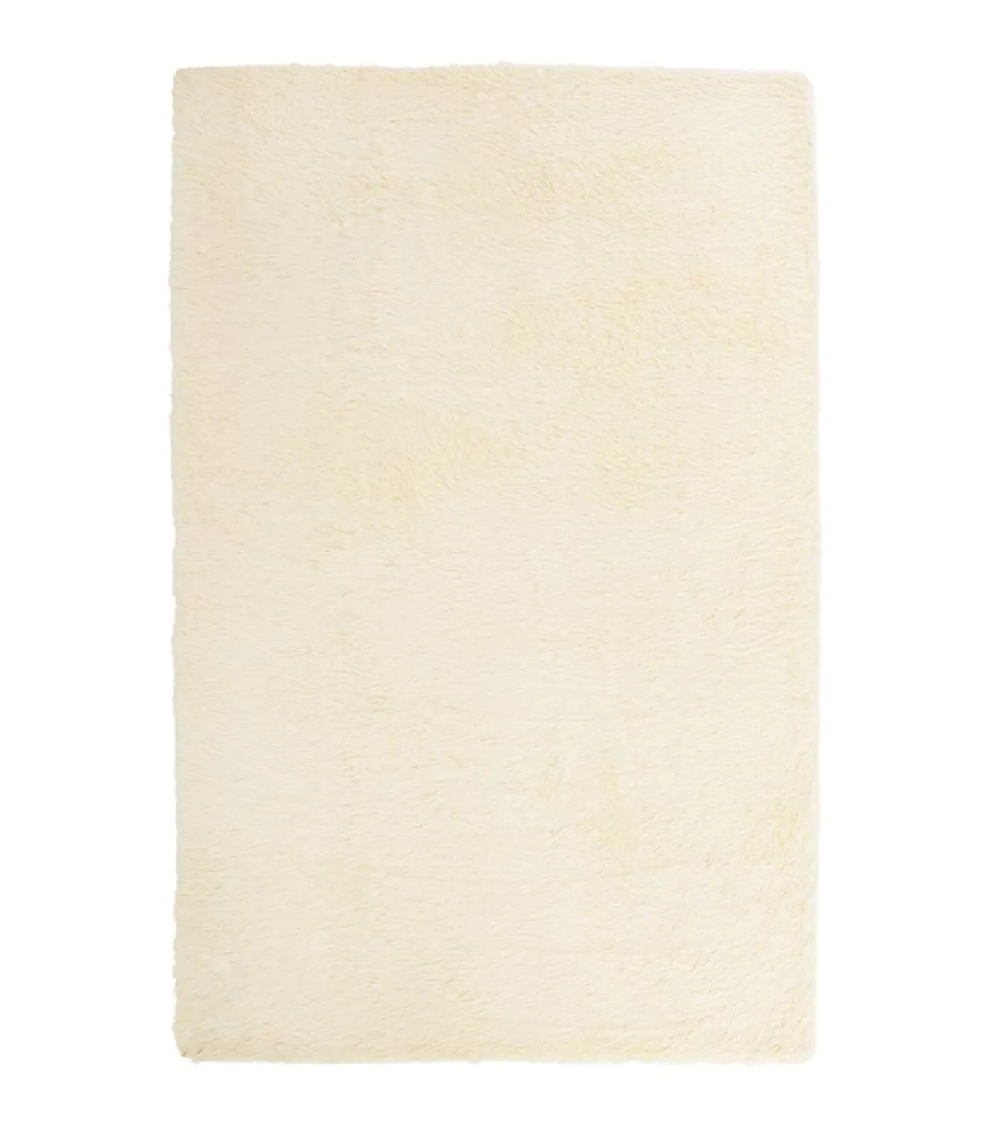 New Hoogpolig vloerkleed NAVARRA 130x200 cm polyester crèmekleurig Tapijten